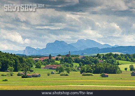 
                Dorf, Ländlich, Berchtesgadener Land, Abtsdorf                   