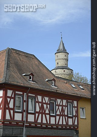 
                Fachwerkhaus, Idstein, Hexenturm                   