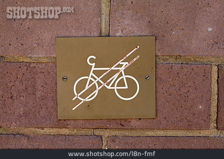
                Fahrrad, Verbotsschild                   