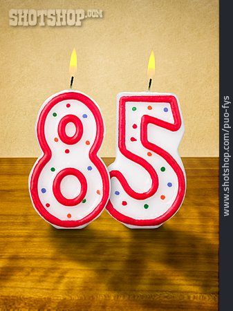 
                Geburtstag, Jubiläum, 85                   