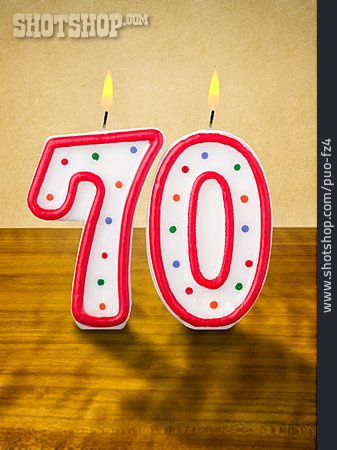 
                Geburtstag, 70                   
