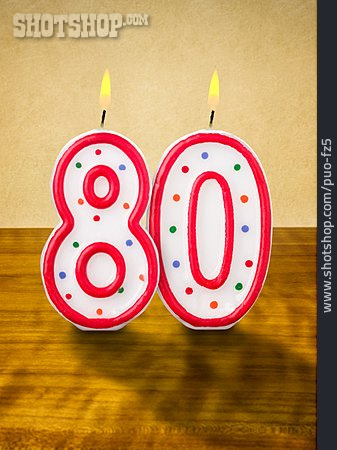 
                Geburtstag, 80                   