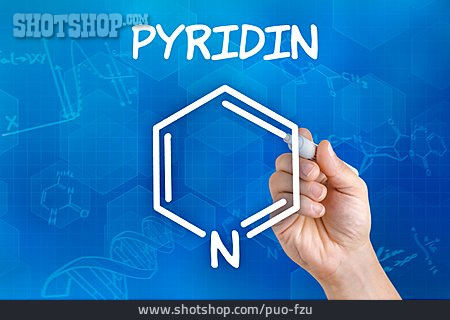 
                Strukturformel, Pyridin                   