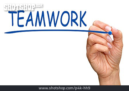 
                Schreiben, Wort, Teamwork                   