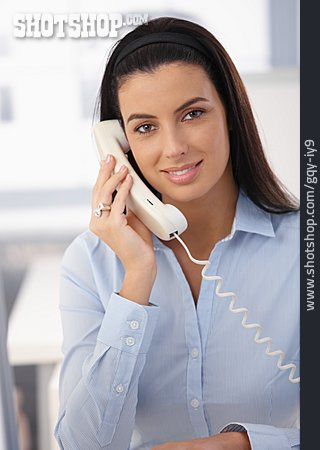 
                Frau, Geschäftsfrau, Telefonieren, Kontakt                   