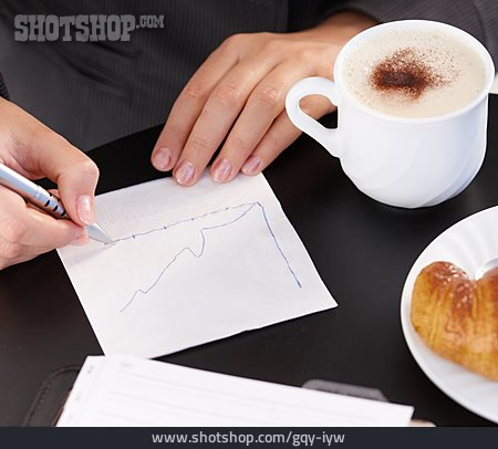 
                Business, Kaffeepause, Arbeiten, Diagramm                   