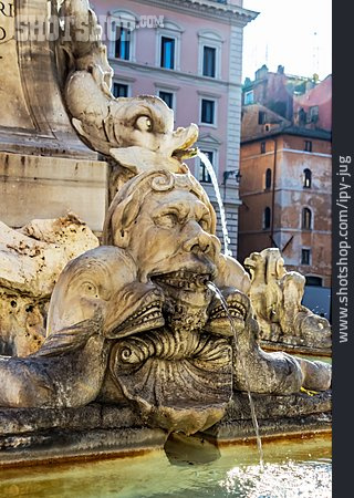 
                Brunnen, Brunnenfigur, Fontana Del Pantheon                   