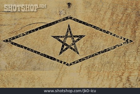 
                Symbol, Zeichen, Pentagramm                   