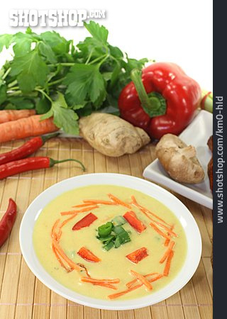
                Thailändische Küche, Currysuppe                   