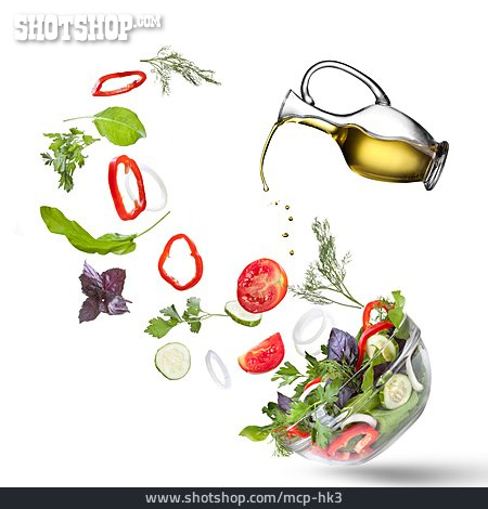
                Ernährung, Salat, Salatschüssel                   
