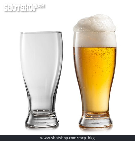 
                Bierglas, Ausgetrunken                   