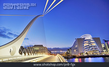 
                Dublin, Samuel Beckett Bridge, Convention Centre                   