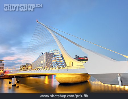 
                Brücke, Dublin, Samuel Beckett Bridge                   