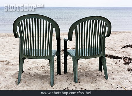 
                Strand, Stuhl, Plastikstuhl                   