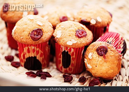 
                Cranberrymuffin, Preiselbeermuffin, Cupcake                   