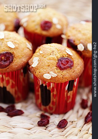 
                Cranberrymuffin, Preiselbeermuffin, Cupcake                   