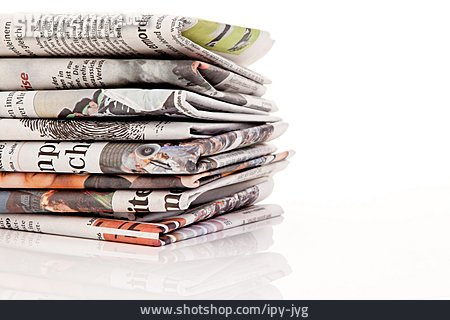 
                Zeitung, Stapel, Tageszeitung, Printmedien                   
