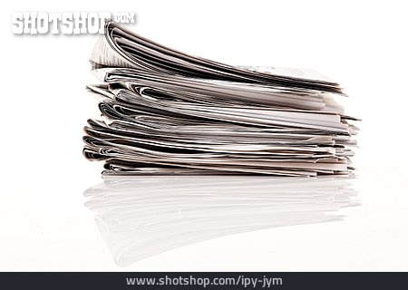 
                Zeitung, Stapel, Zeitungsstapel, Papier                   