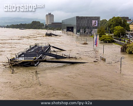 
                überschwemmung, Donau, Hochwasser, Linz                   