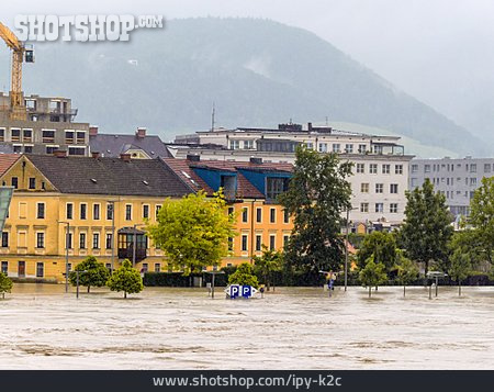 
                überschwemmung, Hochwasser, Linz                   