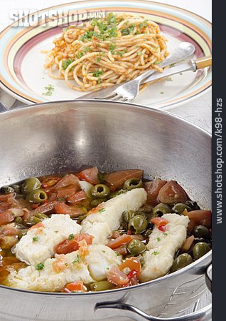 
                Italienische Küche, Fischgericht                   