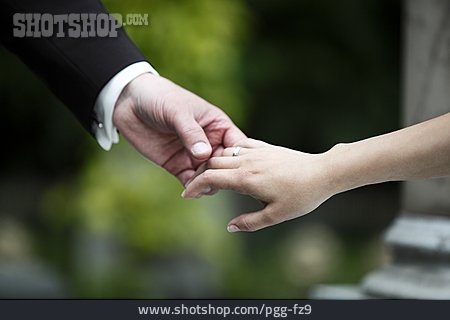 
                Liebe, Hochzeit, Hand                   