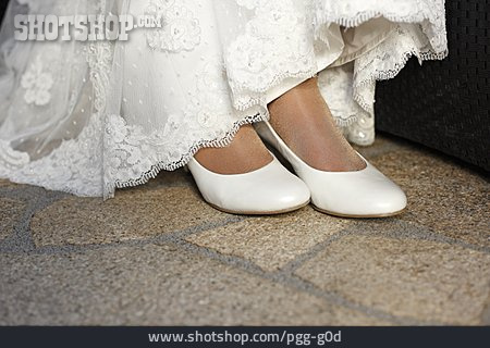 
                Hochzeit, Braut, Brautschuhe                   