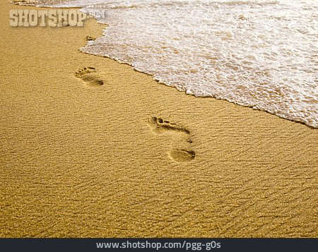 
                Sand, Fußabdruck, Fußspuren                   