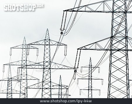 
                Stromleitung, Hochspannungsleitung                   