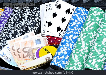 
                Poker, Glücksspiel, Pokerspiel, Pokerchip                   