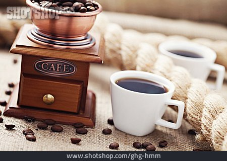 
                Kaffee, Kaffeemühle, Kaffeearoma                   
