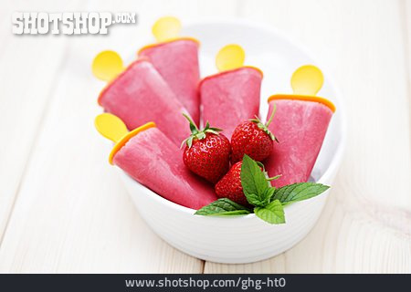 
                Erdbeereis, Fruchteis                   