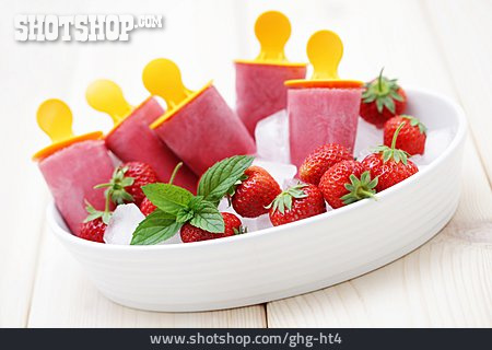 
                Erdbeereis, Fruchteis                   