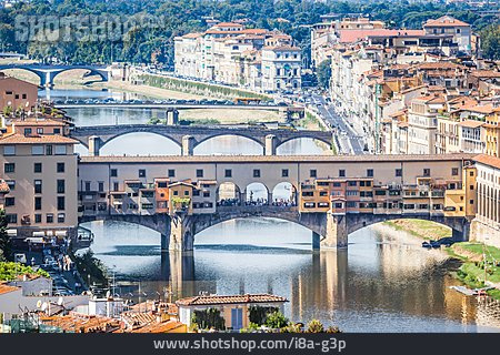 
                Florenz, Ponte Vecchio, Arno                   