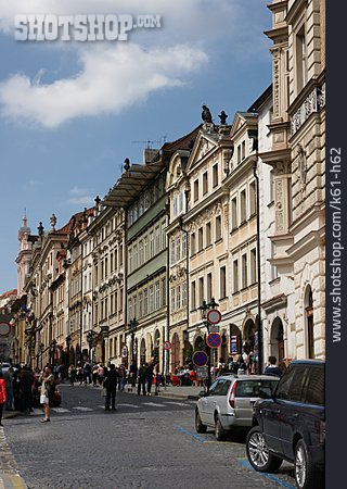 
                Altstadt, Häuserzeile, Prag, Nerudova                   