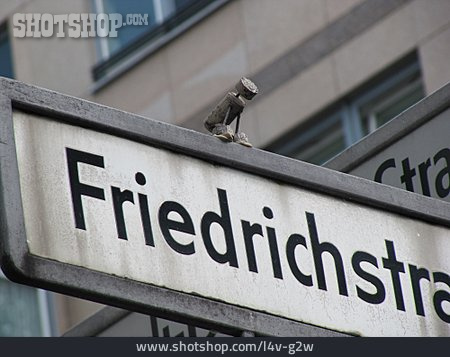 
                Straßenschild, Friedrichstraße                   