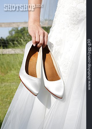 
                Hochzeit, Schuhe, Braut                   