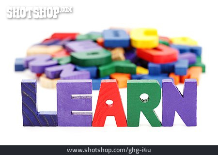 
                Lernen, Lernspielzeug, Holzbuchstaben                   