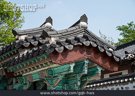 
                Haus, Traditionell, Korea, Hanok                   