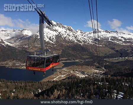 
                Graubünden, Gondelbahn, St. Moritz                   
