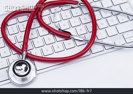 
                Gesundheitswesen & Medizin, Tastatur, Patientendaten                   