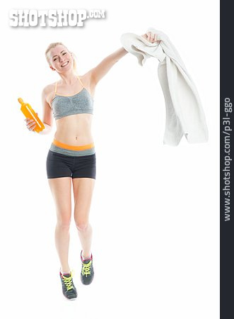 
                Junge Frau, Sport & Fitness, Sportlerin, Workout                   