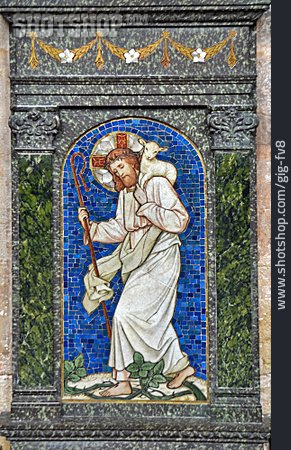 
                Mosaik, Jesus, Kirchenkunst                   