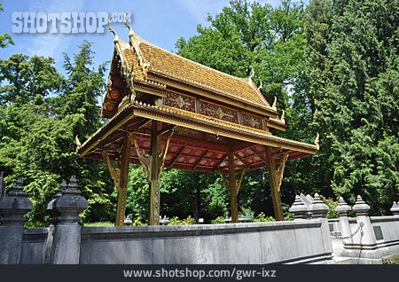 
                Pavillon, Siamesischer Tempel                   
