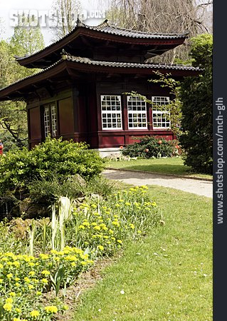 
                Teehaus, Japanischer Garten, Leverkusen                   