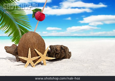 
                Strand, Urlaub, Kokosmilch, Traumurlaub                   