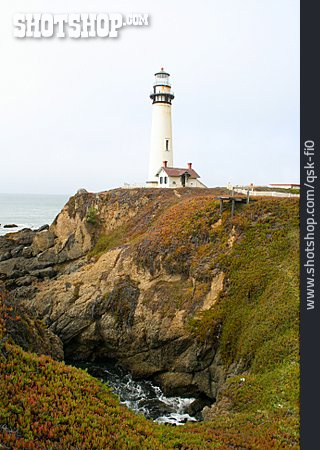 
                Leuchtturm, Kalifornien, Pigeon Point Lighthouse                   