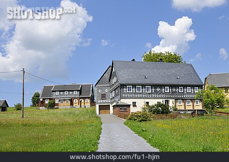 
                Fachwerkhaus, Oberlausitz, Oberlausitzer Bergland                   
