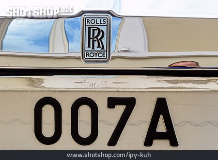 
                Nummernschild, Rolls Royce                   