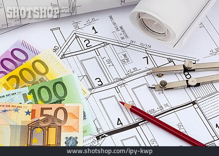 
                Hausbau, Bauplan, Bausparvertrag, Baufinanzierung                   